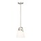 Z-Lite Z-Studio Pendant, 1-Light, 8 In.W x 9.5 In.H, Brushed Nickel/Ivory 743P8-BN - alternate 5
